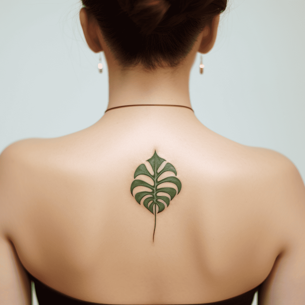 Monstera Mandala: Nature Meets Spirituality