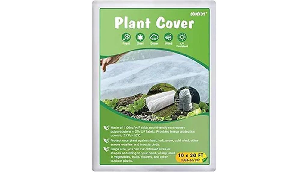 10x20ft frost garden cover