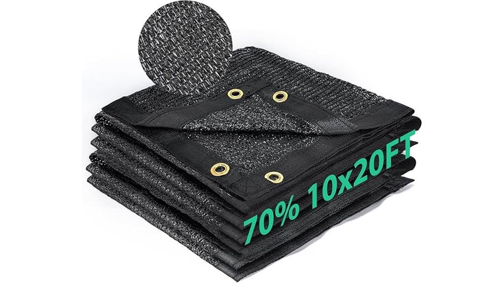 10x20ft reinforced shade cloth