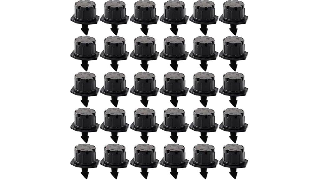 150pcs adjustable irrigation emitters