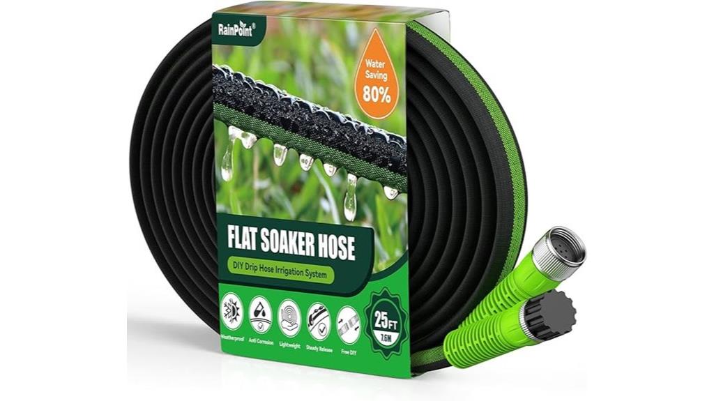 25 foot flat soaker hose