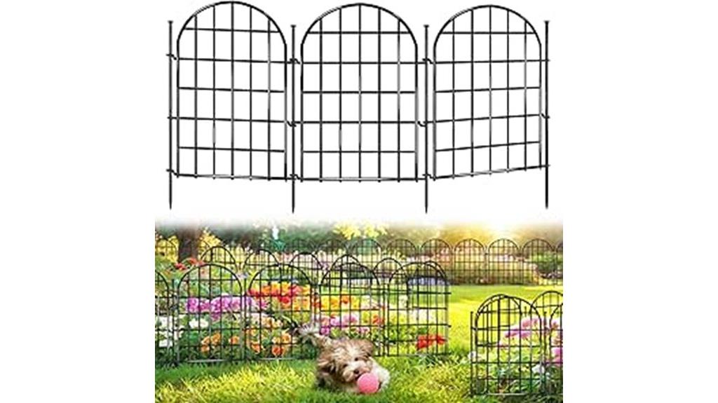 32 5 ft rustproof garden fence