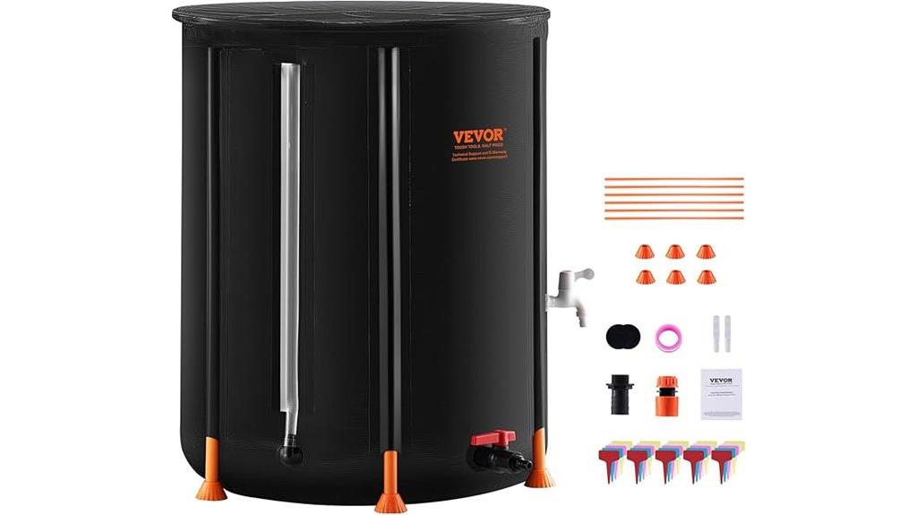 53 gallon collapsible rain barrel