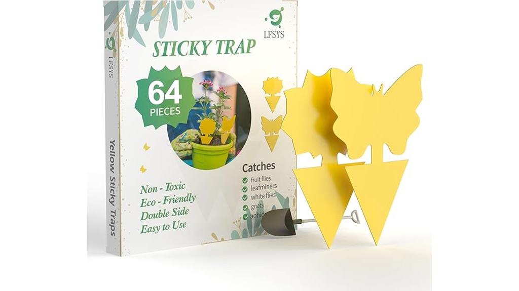 64 yellow plant traps