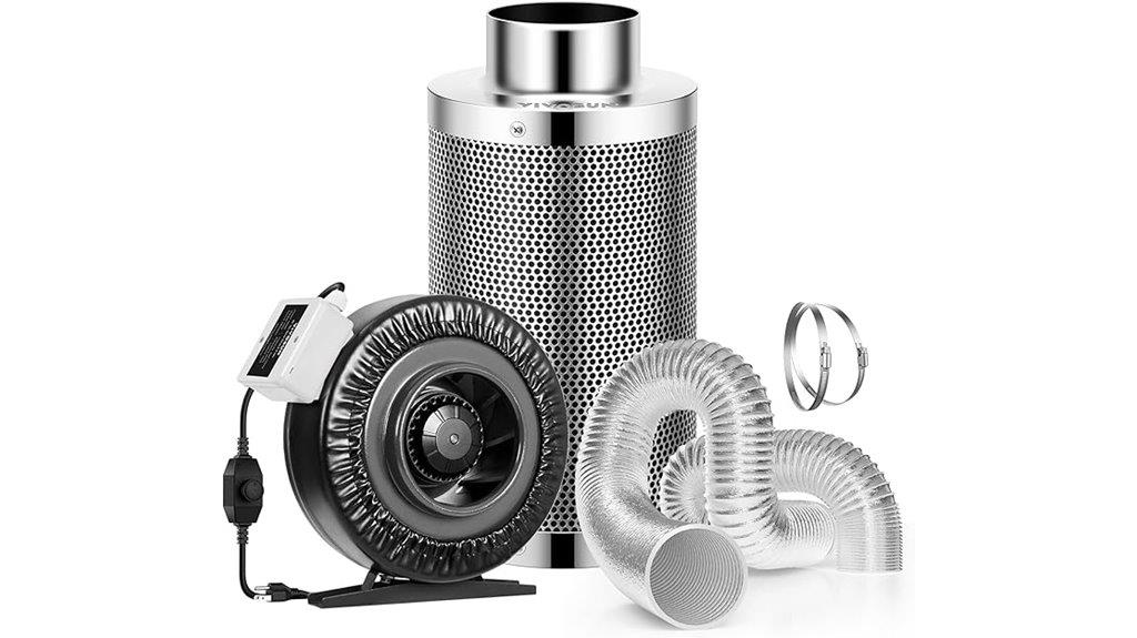 6 inch fan and filter