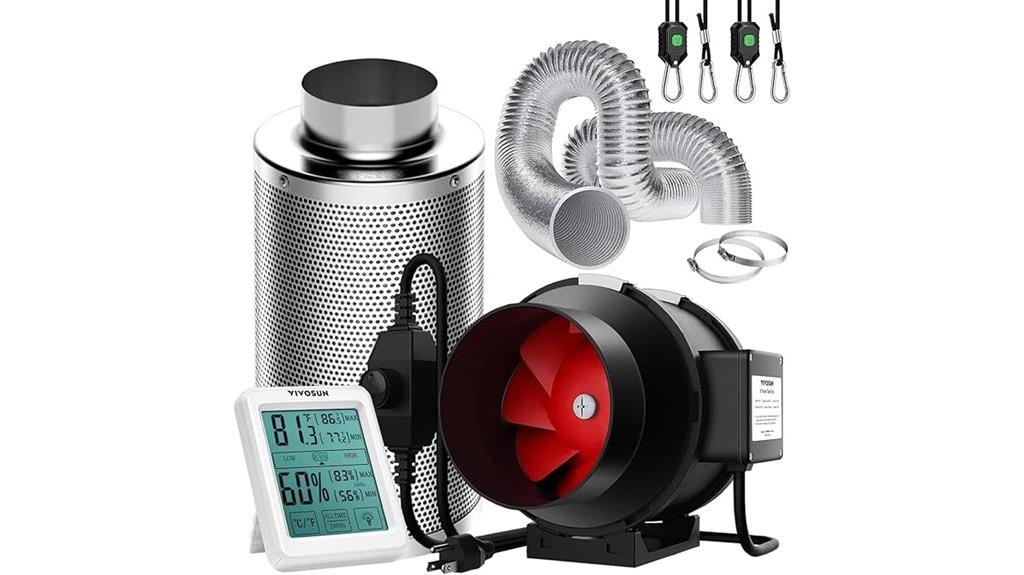 6 inch inline fan kit