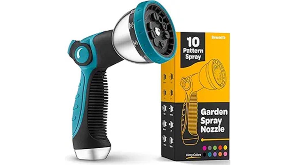 adjustable ergonomic garden nozzle