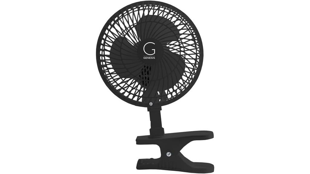 adjustable fan with clip