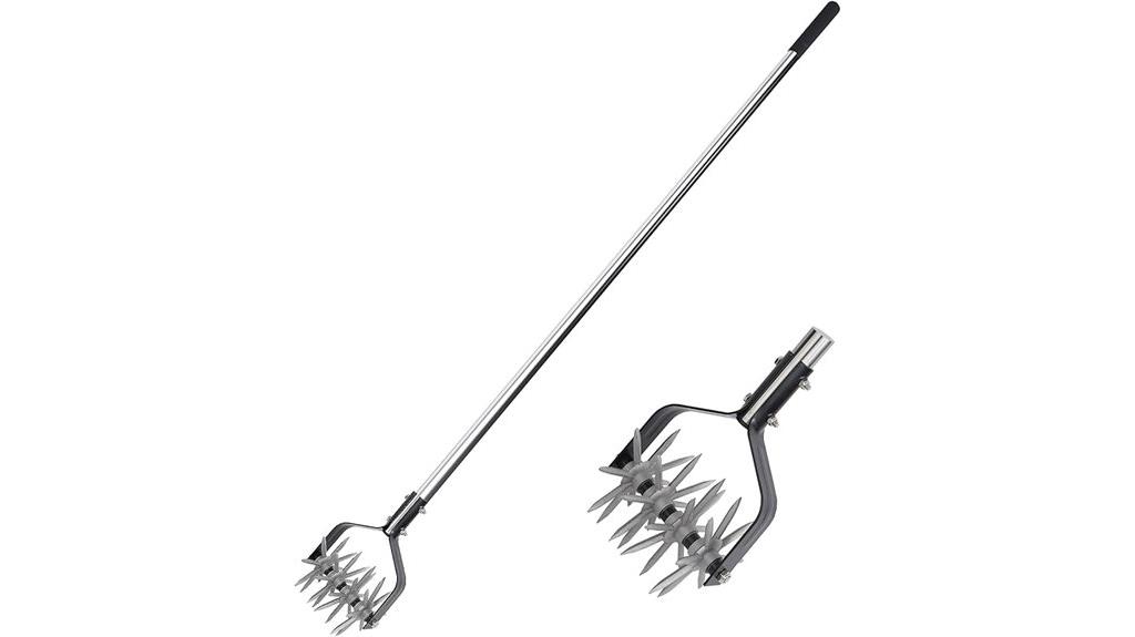 adjustable rotary garden tiller