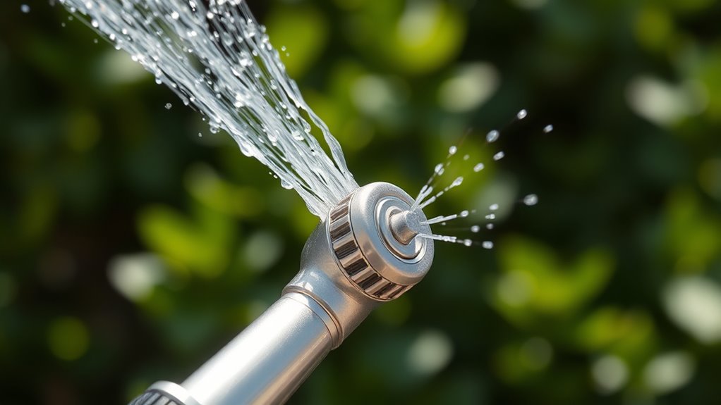 adjustable spray nozzle features