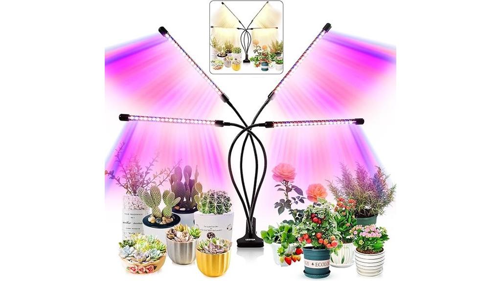 adjustable timer grow light