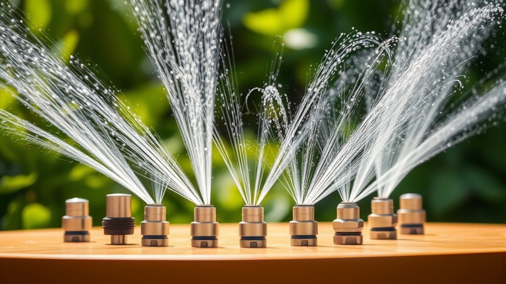 adjustable watering spray nozzles