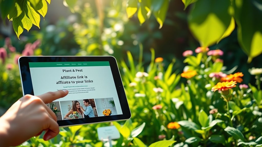 affiliate links enhance gardening content