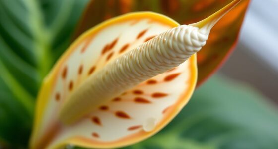 anthurium spadix discoloration causes