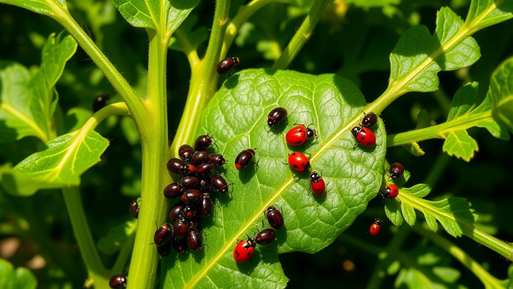 attract beneficial insect predators