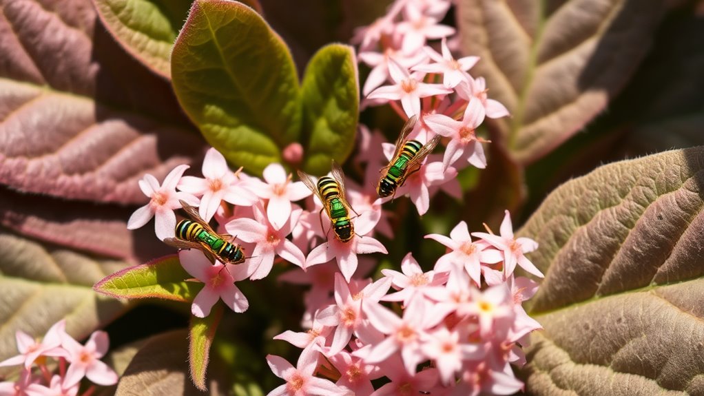attracts beneficial parasitoids naturally