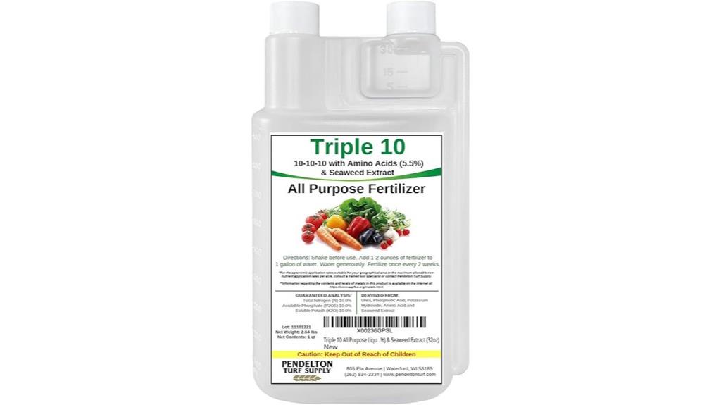 balanced liquid plant fertilizer