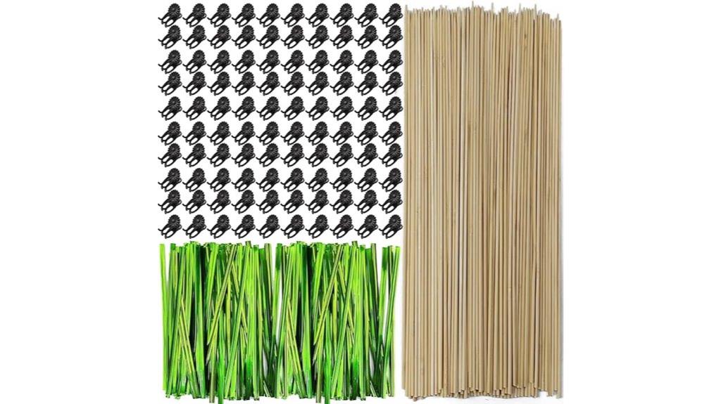 bamboo plant stakes kit