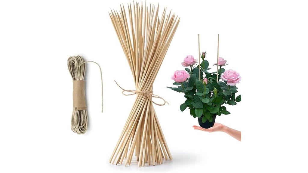 bamboo plant stakes pack