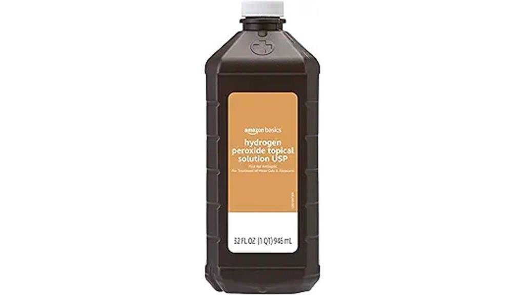 basic hydrogen peroxide solution