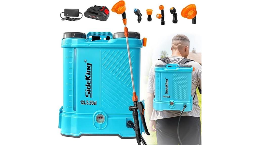 battery powered 3 2 gallon capacity