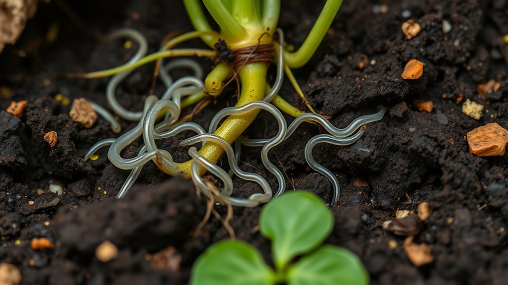 beneficial nematodes protect gardens