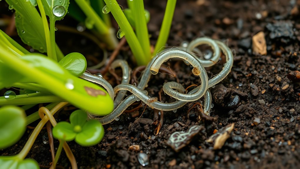 beneficial nematodes protect gardens
