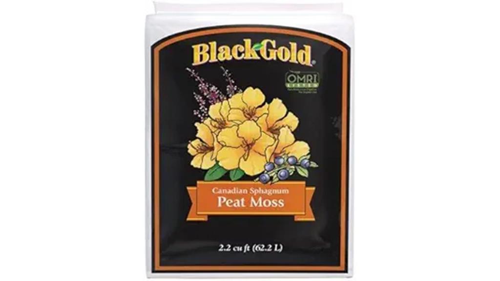 black gold peat moss