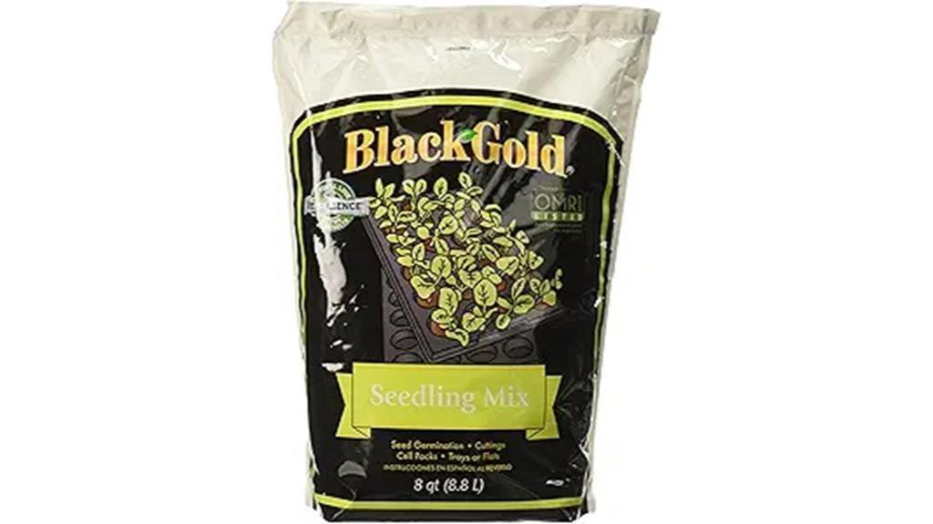 black gold seedling mix