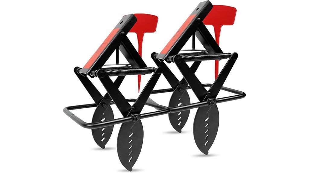 black stainless steel mole traps