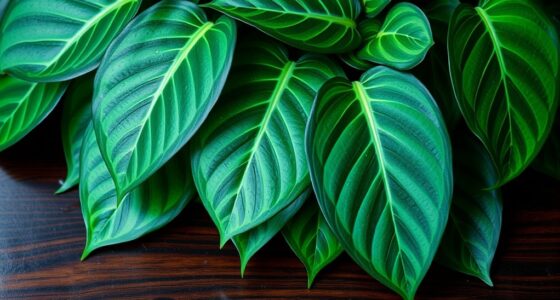 blue pothos leaf variegation