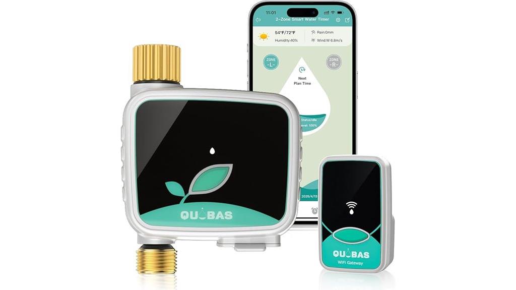 brass inlet outlet timer