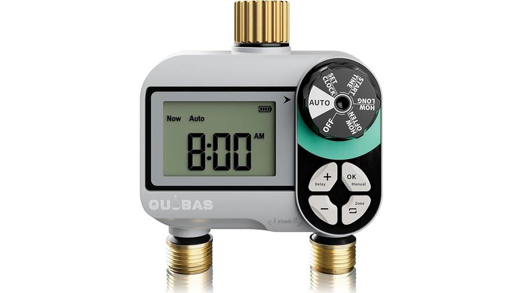 brass inlet outlet timer