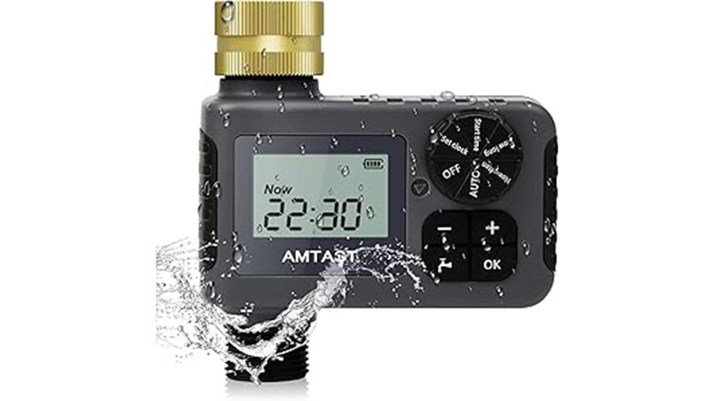 brass swivel programmable timer