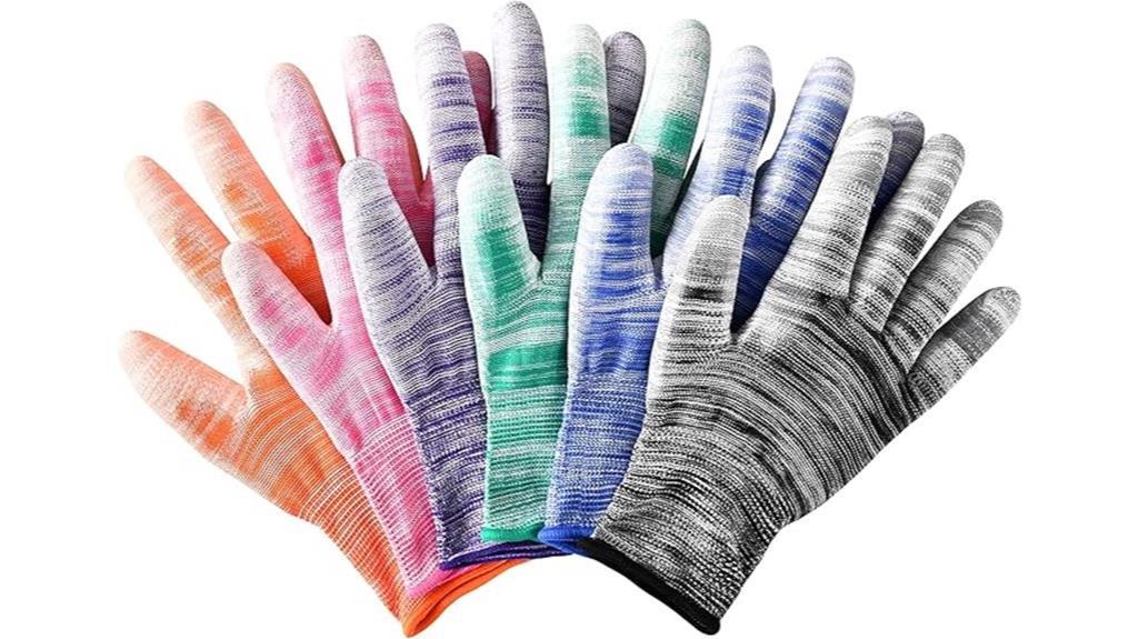 breathable gardening gloves set