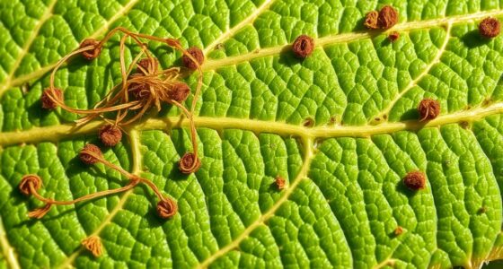 caterpillar damage indicators