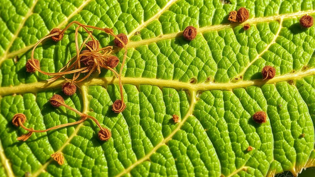 caterpillar damage indicators