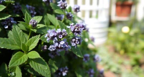 catmint browning stress recovery