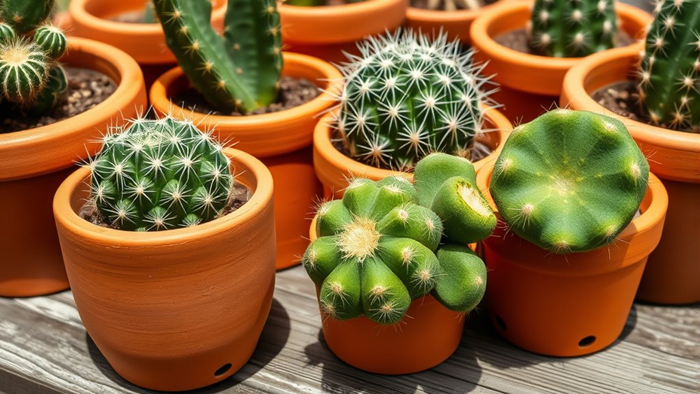 choosing appropriate cactus pots