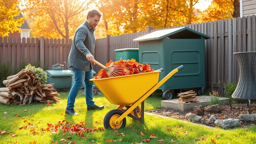 clear yard clutter and debris
