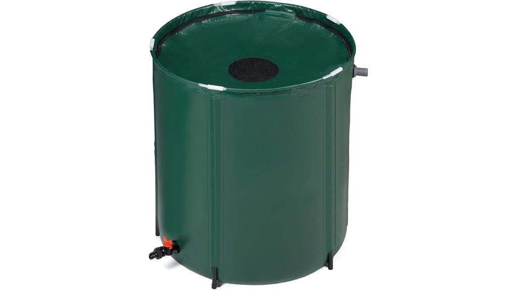 collapsible 50 gallon rain barrel