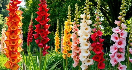 comparing cottage garden flowers