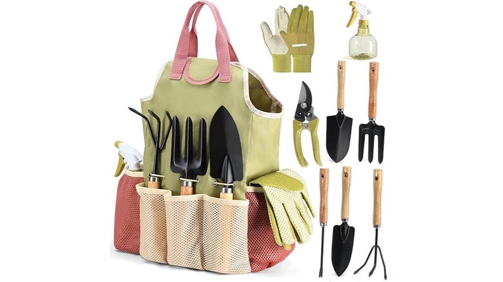 complete ten piece gardening set