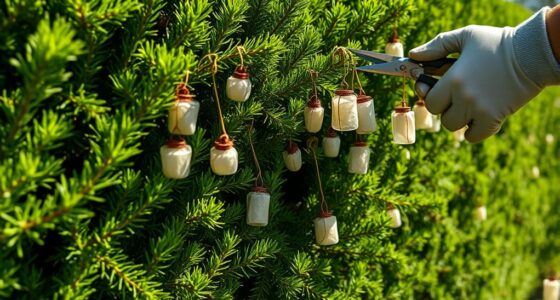 controlling bagworms on evergreens