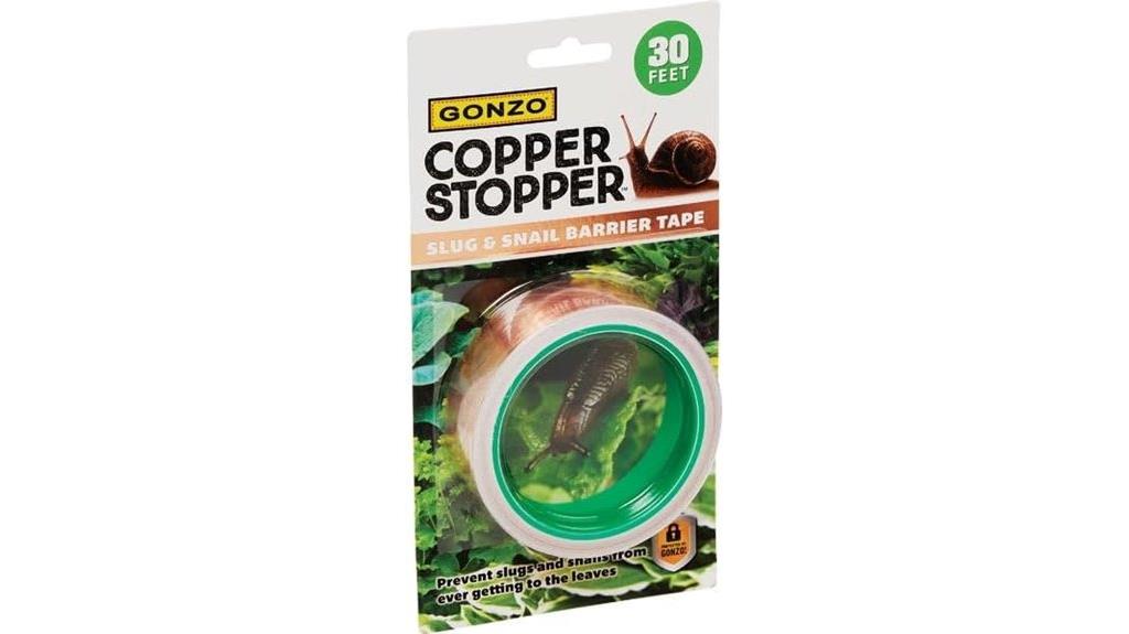 copper slug barrier tape