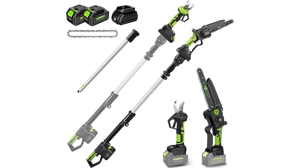 cordless pole saw shears