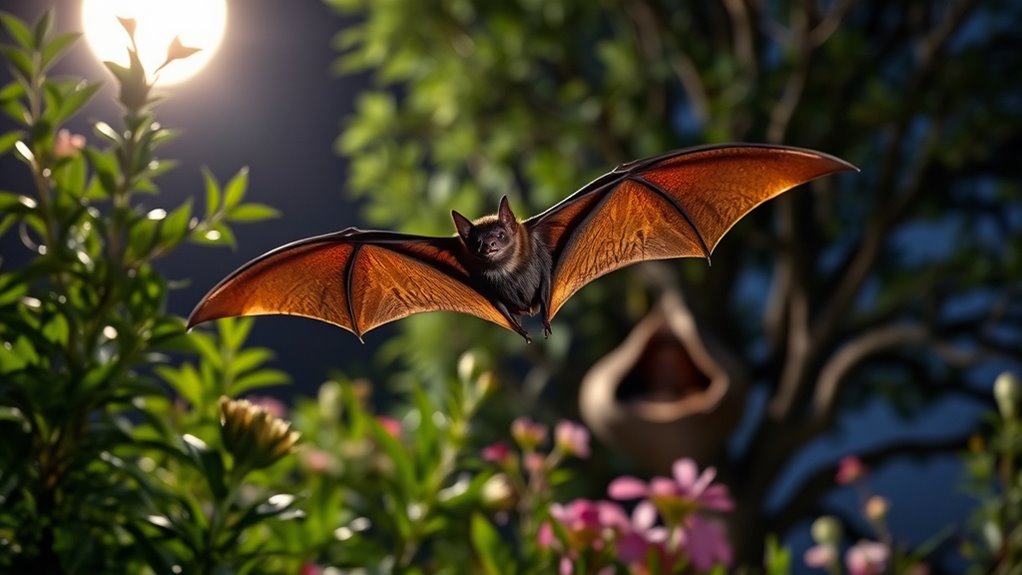 create a bat friendly garden environment