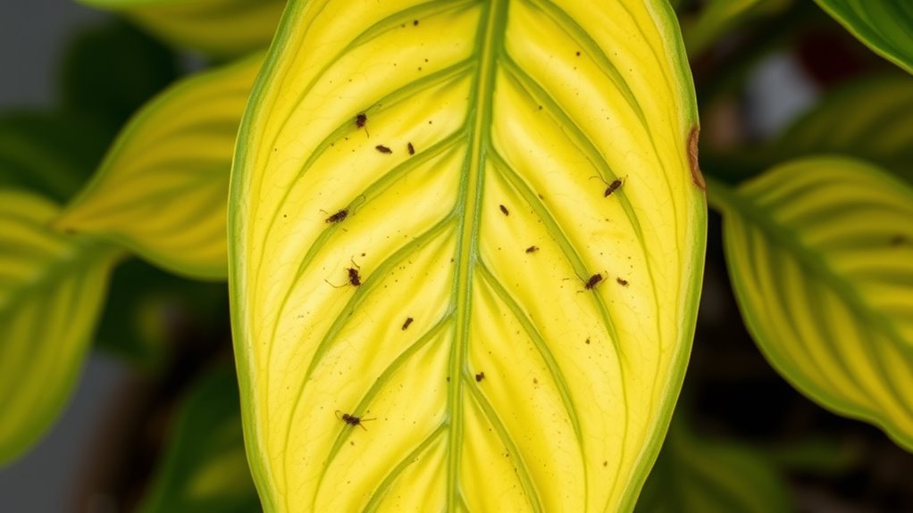 detect leaf miner damage early