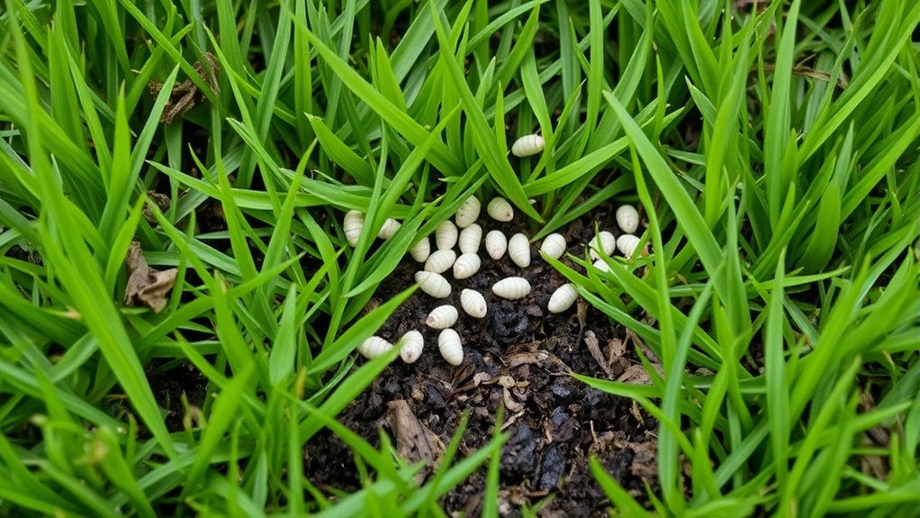 detect signs of grub infestation
