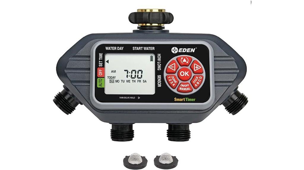 digital four zone water timer